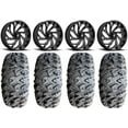thumbnail image 1 of Fuel Reaction 18" Wheels Black 33" MotoClaw Tires Polaris RZR XP 1000 / PRO XP / Ranger XP 900/1000, 1 of 4