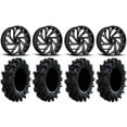 thumbnail image 1 of Fuel Reaction 18" Wheels Black 36" Intimidator Tires Kawasaki Mule Pro FXT, 1 of 4