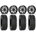 thumbnail image 1 of Fuel Reaction 20" Wheels Black 35" XT400 Tires Can-Am Maverick X3 / Honda Pioneer 1000 / Talon, 1 of 4