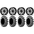 thumbnail image 1 of Fuel Reaction 22" Wheels Black +0mm 40x9.5 BKT 171 Tires Sportsman RZR Ranger, 1 of 4