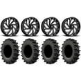 thumbnail image 1 of Fuel Reaction 24" Wheels Black 45" MotoSlayer Tires Polaris RZR XP 1000 / PRO XP / Ranger XP 900/1000, 1 of 4