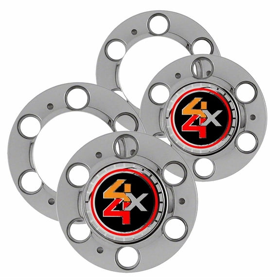 Fuel Rider 2 Open 2 Closed Set Caps Compatible with Select Years and Sub Models for Chevy/ GMC Trucks C/K/R/V, Blazer, Suburban, C/K/R/V, Jimmy