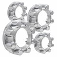 thumbnail image 1 of Fuel Rider Set of 2 Chrome ABS Center Caps Compatible with Select Year and Submodels for Ford F-250 Super Duty, F-350 Super Duty Front Pair Only, 4Wd, 1 of 3