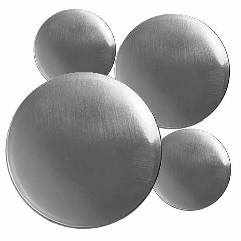Fuel Rider Set of 4 Chrome ABS Center Caps Compatible with 2016-2020 Chevrolet Impala, 2018-2024 Chevrolet Equinox 2.25" Diameter
