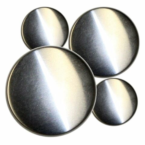 Fuel Rider Set of 4 Chrome Center Caps Compatible with Select Years and Sub Models for Ford Focus, Escape, Fusion, Edge, EcoSport, Explorer