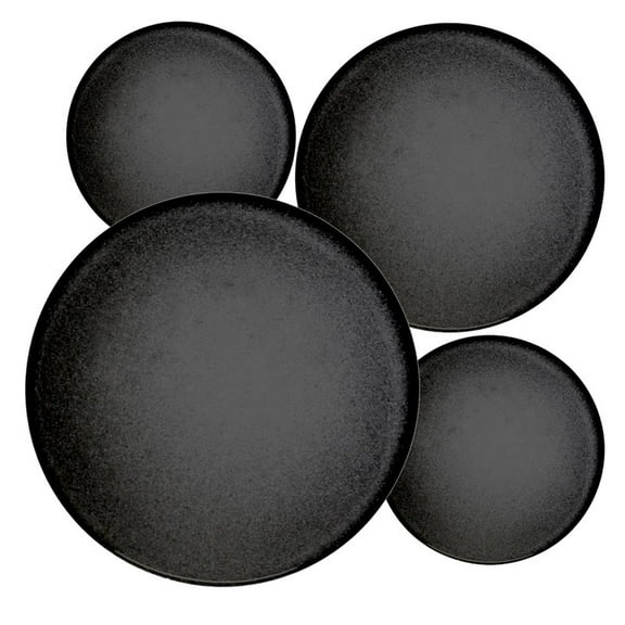 Fuel Rider Set of 4 Gloss Black ABS Center Caps Compatible with Select Years, Models and Submodels for Jeep Liberty 2.5" Diameter