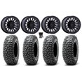 thumbnail image 1 of Fuel Rincon Bdlk 15" Wheels Bk 32" RocScraper Tires Kawasaki Teryx Mule, 1 of 4