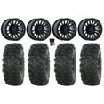 thumbnail image 1 of Fuel Rincon Bdlk 15" Wheels Bk 35" Roctane T4 Tires Sportsman RZR Ranger, 1 of 4