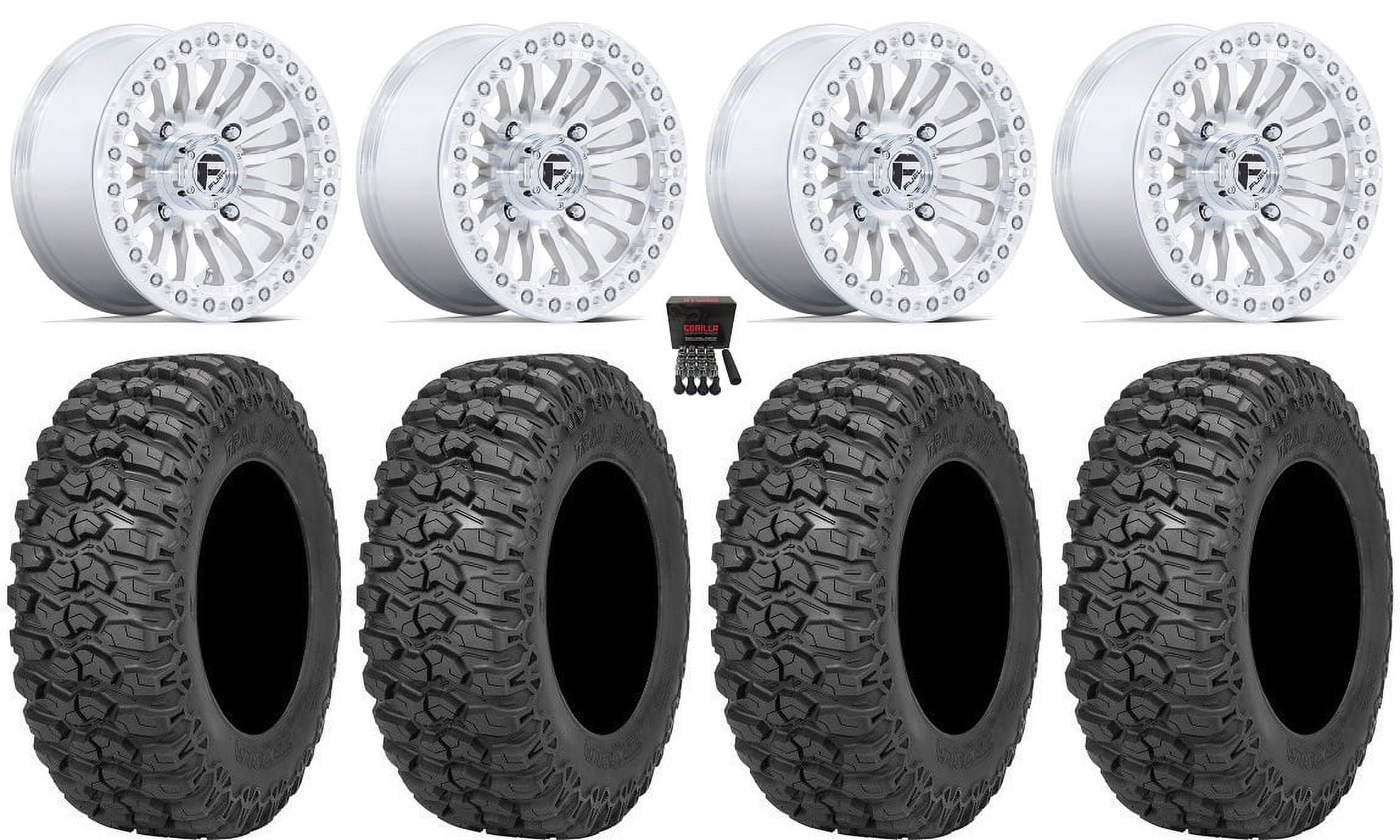 Fuel Rincon Bdlk 15" Wheels Mh 32" Trail Saw RT Tires Kawasaki Teryx