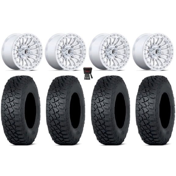 Fuel Rincon Bdlk 15" Wheels Mh 35" Tenacity XNR Tires Can-Am Maverick X3 / Honda Pioneer 1000 / Talon