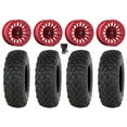 thumbnail image 1 of Fuel Rincon Bdlk 15" Wheels Red 32" Chicane DS Tires Kawasaki Mule Pro FXT, 1 of 4