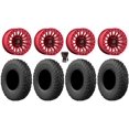 thumbnail image 1 of Fuel Rincon Bdlk 15" Wheels Red 32" Gripper T/R/K Tires Kawasaki Mule Pro FXT, 1 of 4