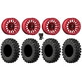 thumbnail image 1 of Fuel Rincon Bdlk 15" Wheels Red 32" MotoRavage XL Tires Yamaha Viking Wolverine YXZ1000R, 1 of 4