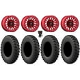thumbnail image 1 of Fuel Rincon Bdlk 15" Wheels Red 35" MotoRally Tires Can-Am Commander Maverick Renegade Outlander Defender, 1 of 4