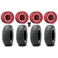 thumbnail image 1 of Fuel Rincon Bdlk 15" Wheels Red 35" RocScraper Tires Kawasaki Mule Pro FXT, 1 of 4