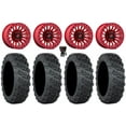 thumbnail image 1 of Fuel Rincon Bdlk 15" Wheels Red 35" Versa Cross V3 Tires Sportsman RZR Ranger, 1 of 4