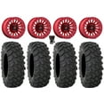 thumbnail image 1 of Fuel Rincon Bdlk 15" Wheels Red 35" XTR370 Tires Kawasaki Teryx Mule, 1 of 4