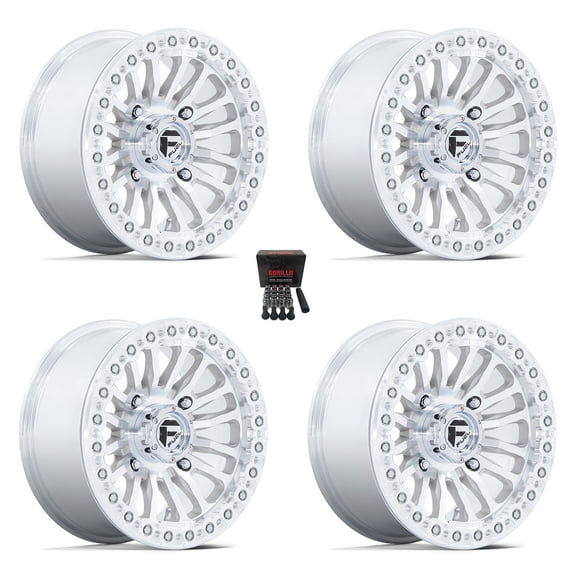 Fuel Rincon Beadlock 15" Wheels Machined Polaris RZR 1000 XP / Ranger XP 900/1000