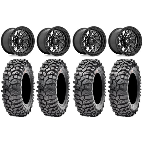 Fuel Runner 15" Wheels Bk 32" Roxxzilla 396 Tires Polaris RZR XP 1000 / PRO XP / Ranger XP 900/1000