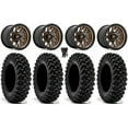 thumbnail image 1 of Fuel Runner 15" Wheels Bronze 32" Warrior XT Sticky Tires Sportsman RZR Ranger, 1 of 4