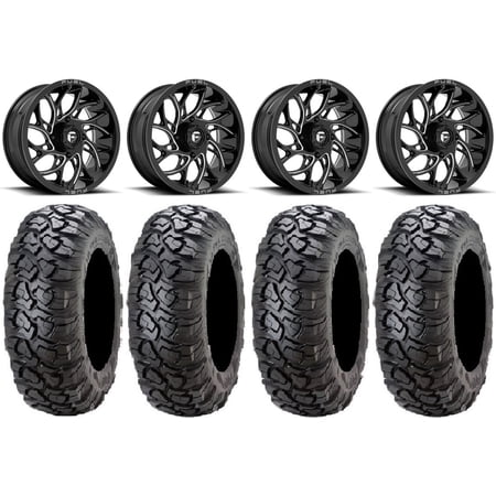 Fuel Runner 18" Wheels Black 34" Ultracross Tires Sportsman RZR Ranger