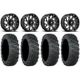 thumbnail image 1 of Fuel Runner 18" Wheels Black 35" Versa Cross V3 Tires Sportsman RZR Ranger, 1 of 4