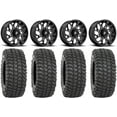 thumbnail image 1 of Fuel Runner 18" Wheels Black 36" XCR350 Tires Sportsman RZR Ranger, 1 of 4