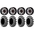 thumbnail image 1 of Fuel Runner 18" Wheels Orange 33x8 (4ply) BKT 171 Tires Sportsman RZR Ranger, 1 of 4