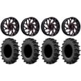 thumbnail image 1 of Fuel Runner 18" Wheels Red 32" MotoSlayer Tires Kawasaki Mule Pro FXT, 1 of 4