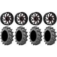 thumbnail image 1 of Fuel Runner 18" Wheels Red 33x8 (4ply) BKT 171 Tires Can-Am Commander Maverick Renegade Outlander Defender, 1 of 4