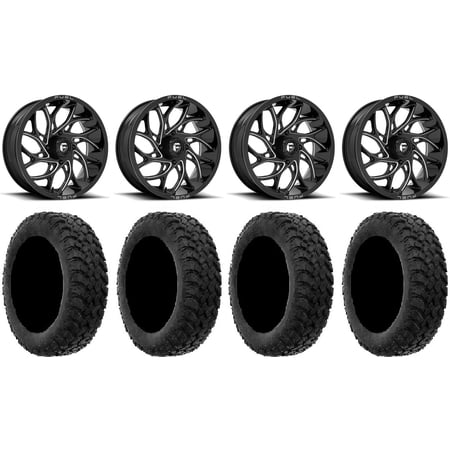 Fuel Runner 20" Wheels Black 34" MotoHammer Tires Sportsman RZR Ranger