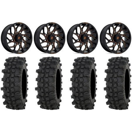 Fuel Runner 20" Wheels Orange 33" ACP Tires Sportsman RZR Ranger