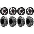 thumbnail image 1 of Fuel Runner 20" Wheels Red 33" Bogger Tires Sportsman RZR Ranger, 1 of 4