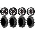 thumbnail image 1 of Fuel Runner 20" Wheels Red 35" MotoHavok Tires Can-Am Commander Maverick Renegade Outlander Defender, 1 of 4