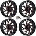 thumbnail image 1 of Fuel Runner 22" UTV Wheels Gloss Black/Red Polaris RZR 1000 XP / Ranger XP 900/1000, 1 of 3