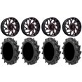 thumbnail image 1 of Fuel Runner 22" Wheels Red 35" MotoHavok Tires Can-Am Maverick X3 / Honda Pioneer 1000 / Talon, 1 of 4