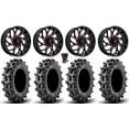 thumbnail image 1 of Fuel Runner 22" Wheels Red 35" Terminator Max Tires Sportsman RZR Ranger, 1 of 4
