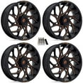 thumbnail image 1 of Fuel Runner 24" UTV Wheels Gloss Black/Orange Polaris RZR 1000 XP / Ranger XP 900/1000, 1 of 3