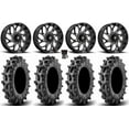 thumbnail image 1 of Fuel Runner 24" Wheels Black 38" Terminator Max Tires Can-Am Commander Maverick Renegade Outlander Defender, 1 of 4