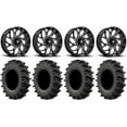 thumbnail image 1 of Fuel Runner 24" Wheels Black 40" MotoSlayer Tires Kawasaki Mule Pro FXT, 1 of 4