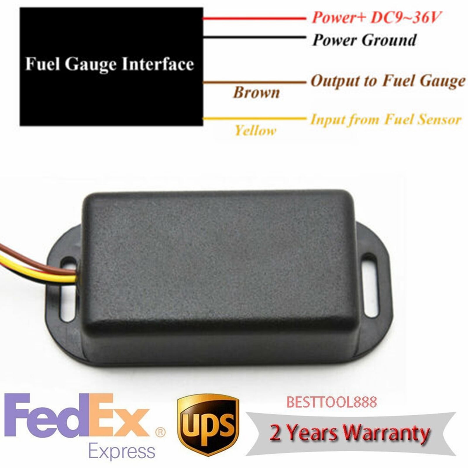 Fuel Sender to Gauge Linking Module Ohm Range Converter Connect Sender ...
