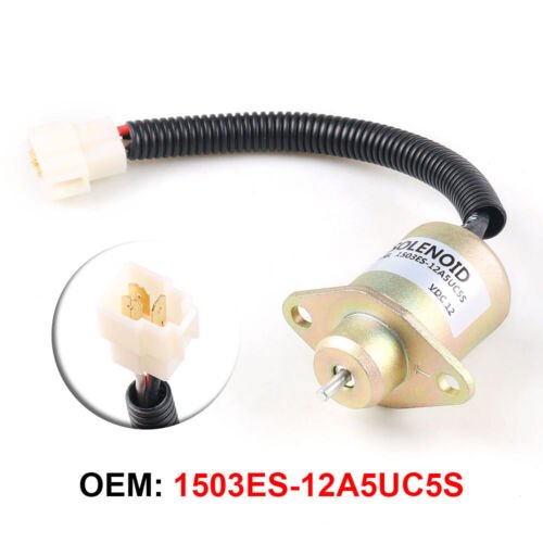 Fuel Shut Off Solenoid Valve Shutdown 1503ES-12A5UC5S For Yanmar ...