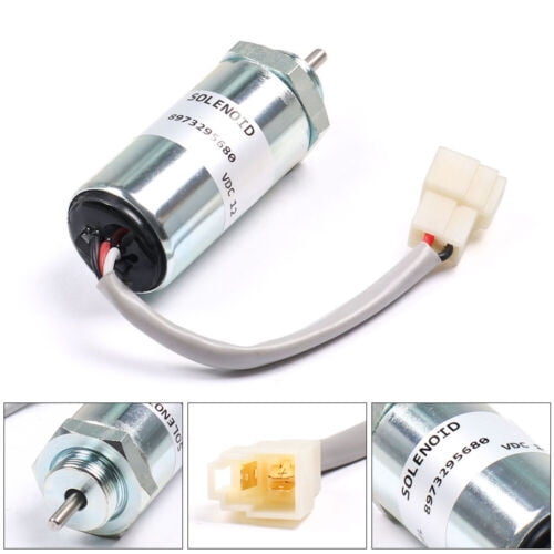 Fuel Shut Off Solenoid Valve Shutdown For Isuzu 3LD1 4LE1 3LB1 Engine 8973295680