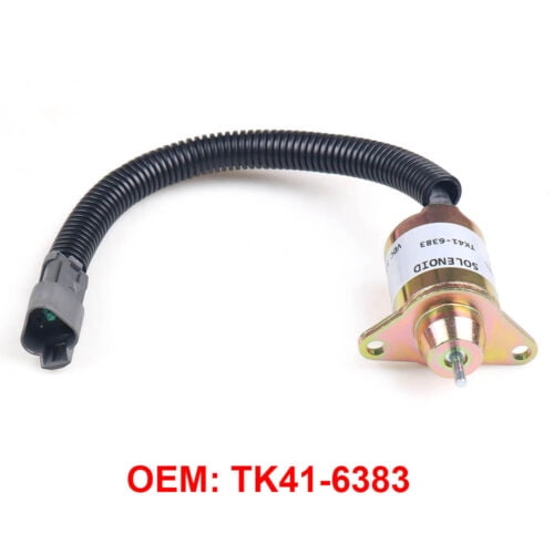Fuel Shut Off Solenoid Valve Shutdown For Yanmar Engine Thermo King TK41-6383