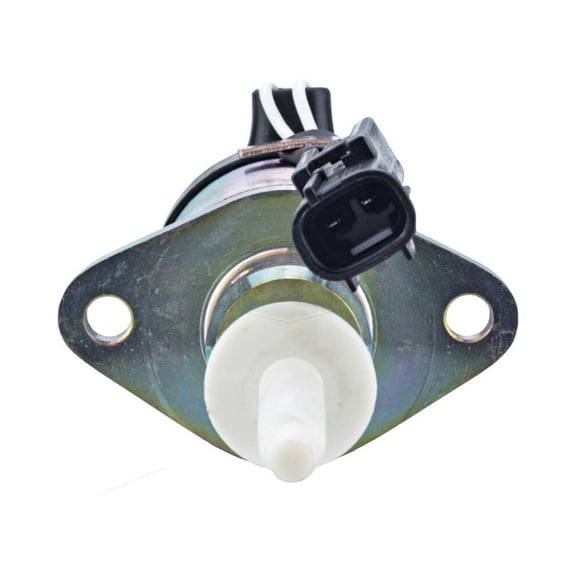 Fuel Shutoff Solenoid 12V 2-Terminal 3-Bolt Flange Compatible with Kubota KX080-3 Excavator V3300-DI-T Engine SQ-3250 SQ-3350 Generators V3300 V3600-T Diesel 25-38773-00 PS45CZ290