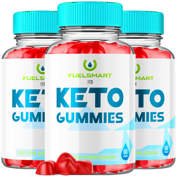 Fuel Smart Keto Gummies Maximum Strength ACV Vitamin B12 Supplement 3 Pack