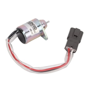 Fuel Stop Shutdown Solenoid Valve Metal 3 Terminals 12V 119233-77932 Heavy Duty Direct Replacement
