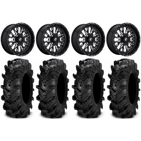 Fuel Stroke Black 18" Wheels 36" Cryptid Tires Sportsman RZR Ranger
