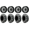 thumbnail image 1 of Fuel Stroke Black 20" Wheels 33" Bogger Tires Sportsman RZR Ranger, 1 of 4