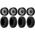 thumbnail image 1 of Fuel Stroke Black 20" Wheels 33" MotoClaw Tires Kawasaki Mule Pro FXT, 1 of 4